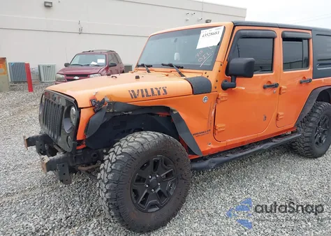 2015 Jeep Wrangler Unlimited Willys Wheeler from USA, damaged, VIN 1C4BJWDG5FL681845